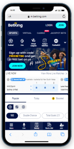 On Your Mobile, BetKing Sportsbook
